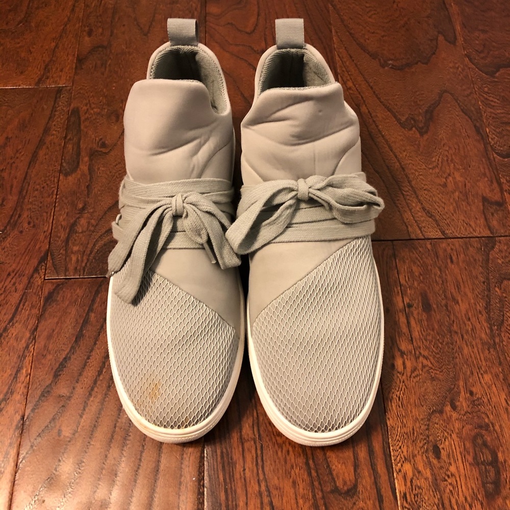 Gray shoes
